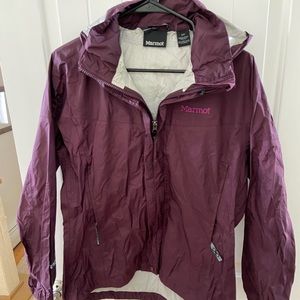 Marmot Precip purple rain jacket